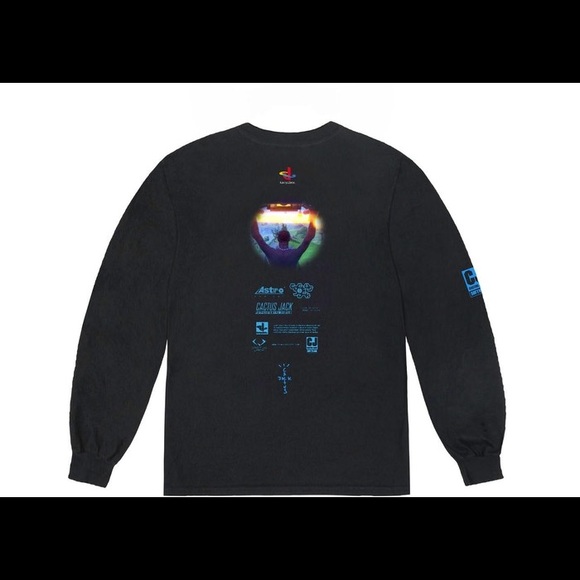 Travis Scott Cactus Jack Fortnite Long Sleeve Tee - Picture 5 of 5